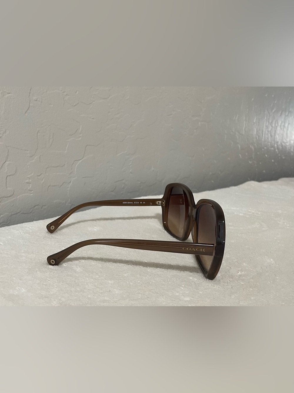 GUC-Coach Blake 61MM Sunglasses in Light Brown-Comes with Case - Picture 4 of 15